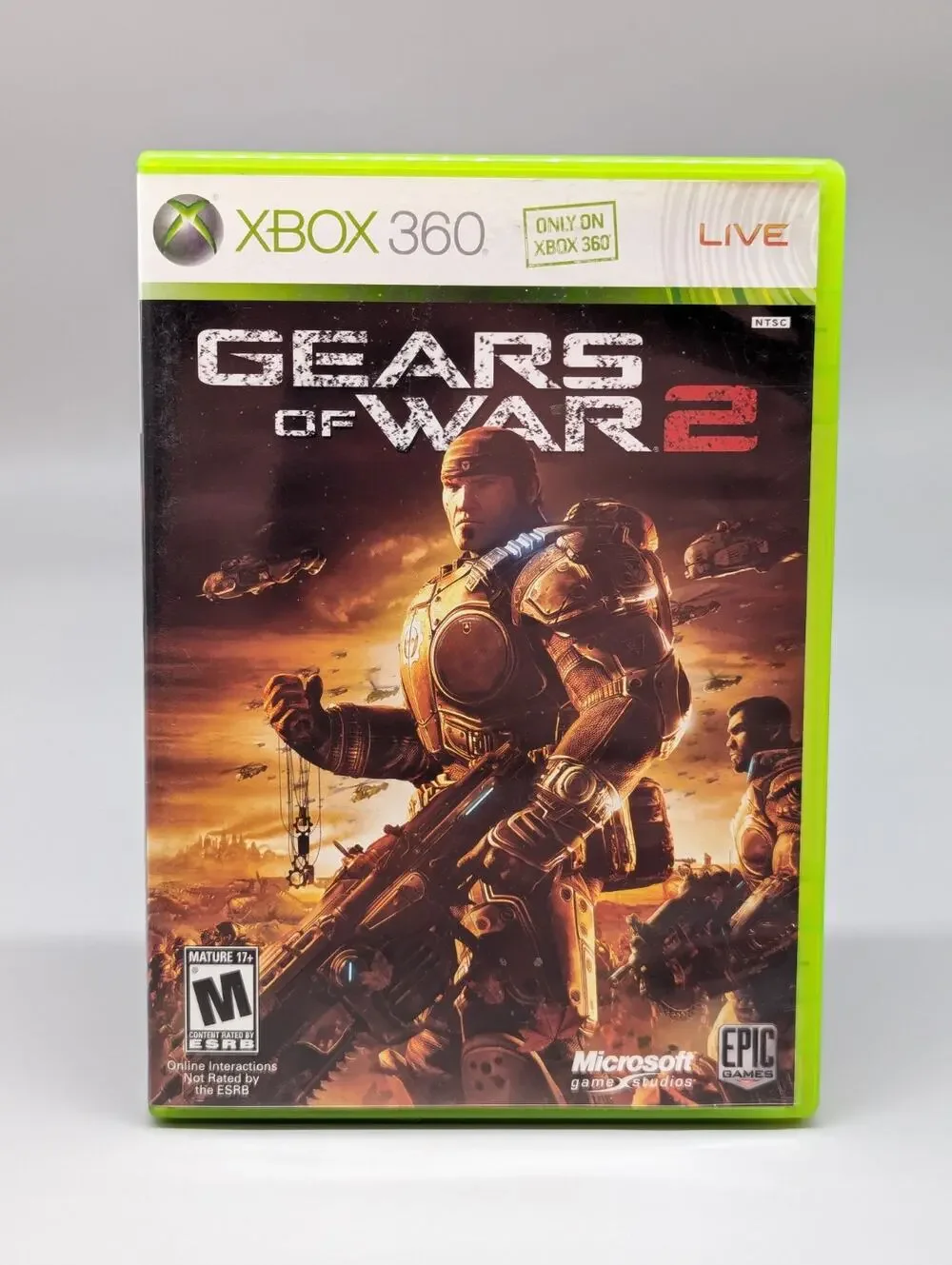 Xbox 360 Gears of War 2 CIB With Flashback Map Pack 5 Free Extra Maps Tested